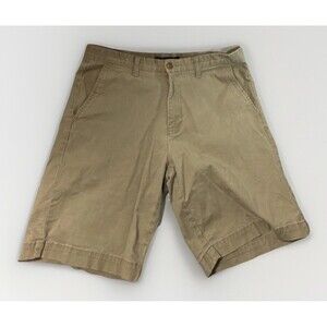 U.S. Polo Assn Men's Bermuda Shorts Size 34 Beige 33" Waist 8" Inseam Pockets